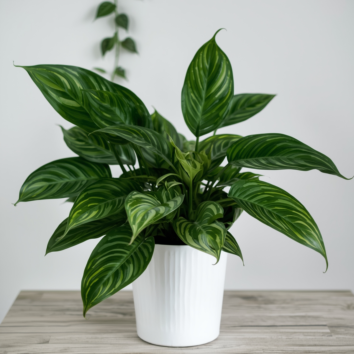 Plants positioned to catch natural light